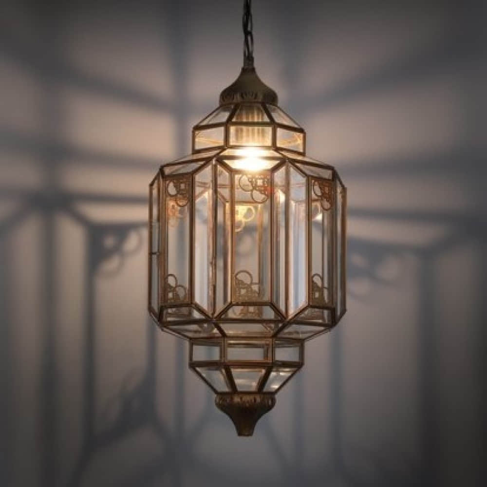 Iron and Glass Decorative Wall Light - photo