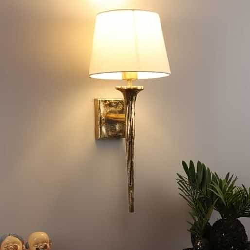 Odyssey Golden Metal Wall Lamp Light - photo