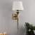 Odyssey Golden Metal Wall Lamp Light - front_view