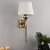 Odyssey Golden Metal Wall Lamp Light - rear_view