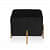Bristol Square Puffy Metal Base Stool - rear_view