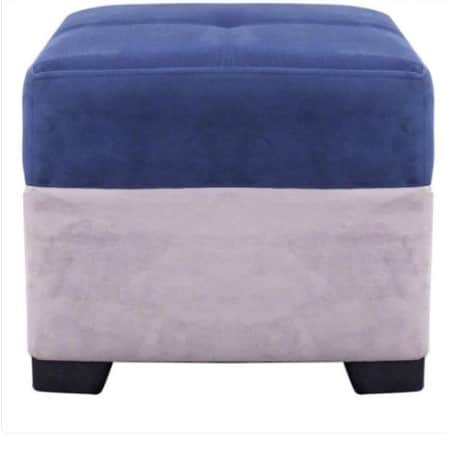 Bristol Square Puffy Stool - front_view