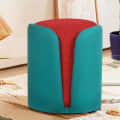 Bristol Modern Art Wrapped Pouffe - photo