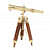 Brass Telescope with Adjustable Tripod Stand - front_view