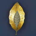 Leaf Design Decorative Wall Light - front_view