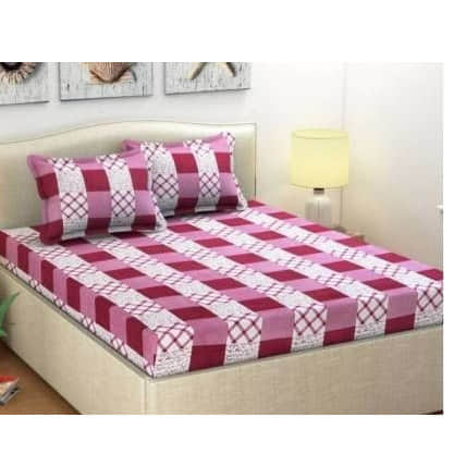 Beautiful Queen Size Double Bedsheet - front_view