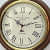 Antique Wall Clock Brass Ring (Color Coffee Brown 16 inch) - rear_view