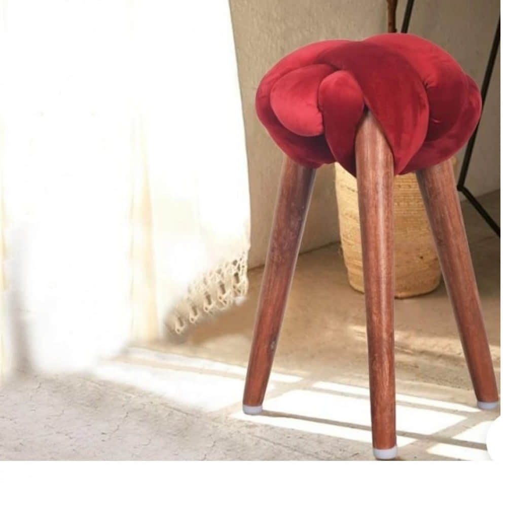 Bristol Pop Art Knot Stool - photo