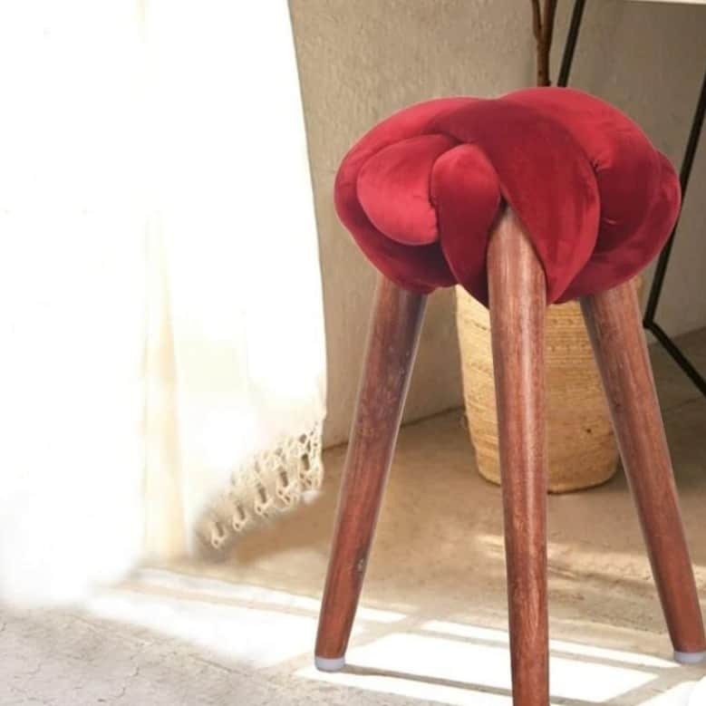 Bristol Pop Art Knot Stool - left_view