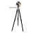 Wooden Tripod Floor Spot Light - front_view
