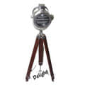 Wooden Tripod Stand Floor Spot Studio Light - front_view