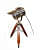 Wooden Tripod Nickel Spot Light With Tripod Stand (Nickle Finish) - photo