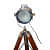 Wooden Tripod Nickel Spot Light With Tripod Stand (Nickle Finish) - top_view