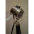 Wooden Tripod 3 Fold Adjustable Floor Stand - front_view