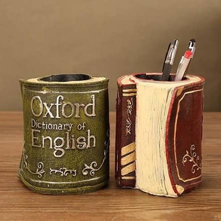 Vintage Book Pen Holder/Planter