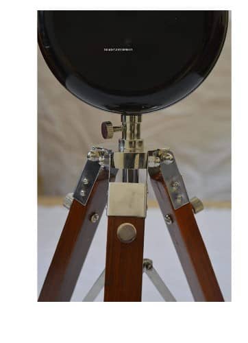 Antique Table Desk Tripod Wall Clock 15 inch