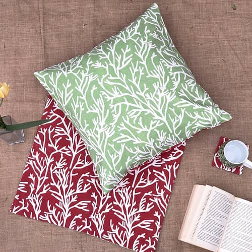 Branches-Dual Sided Outdoor Cushion Cover (Set of 2)