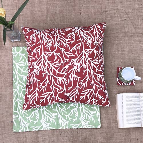 Branches-Dual Sided Outdoor Cushion Cover (Set of 2)