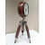 Tripod Table Clock with Adjustable Stand - top_view