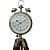 Antique Wooden Tripod Wall Clock (28 Inches) - top_view