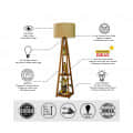 Premium Multiutility Floor Lamp - bottom_view