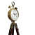 Wooden and Metal Tripod Clock with Big Size Stand Antique Look - top_view