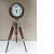 Brown Colour Tripod Table Clock with Adjustable Stand - photo