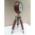 Handicraft Tripod Table Clock with Adjustable Stand Heavy Floor - top_view