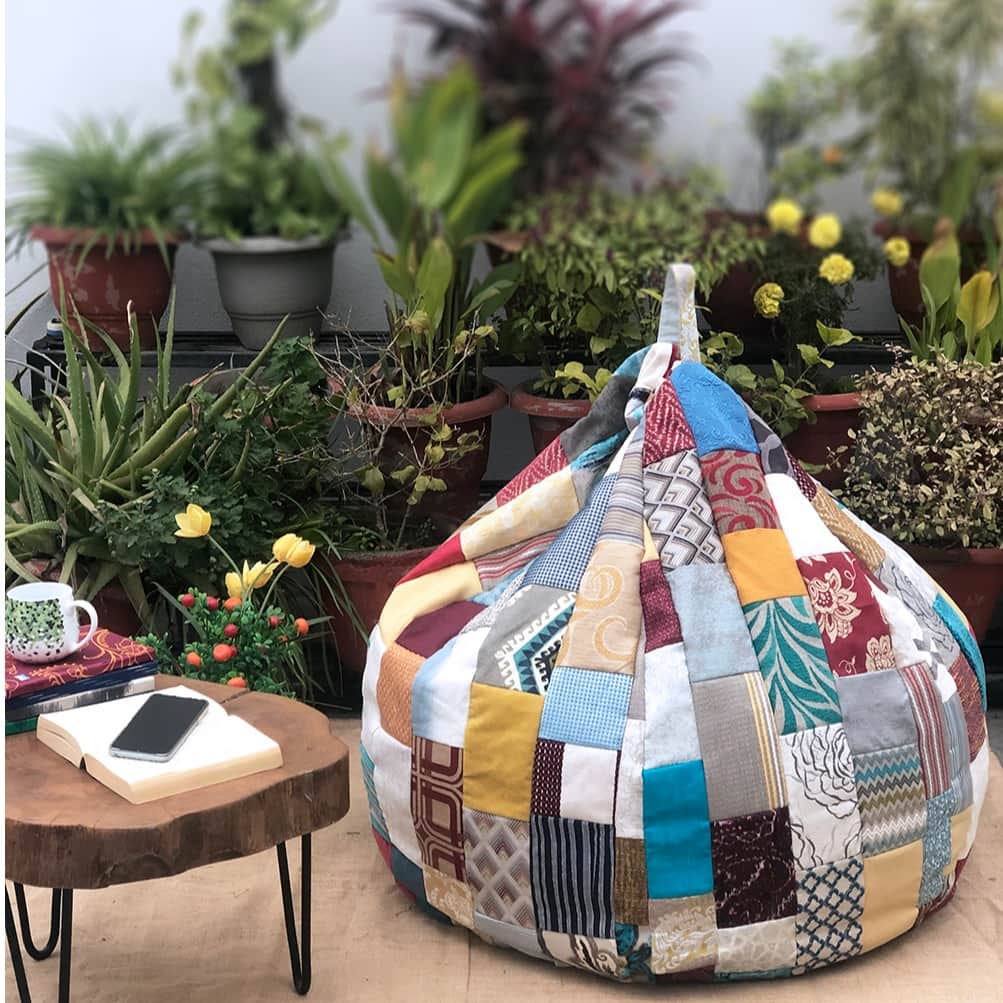 Colour Blast Beanbag Cover - front_view