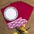 Heart Pink Set Of 6 Cotton Placemats - front_view
