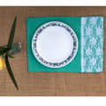 Sea Green Set Of 6 Cotton Placemats - photo