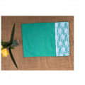 Sea Green Set Of 6 Cotton Placemats - top_view