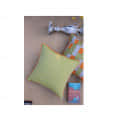 Orange Cotton Geometric Pattern Cushion Covers (Set Of 2) - top_view
