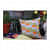 Orange Cotton Geometric Pattern Cushion Covers (Set Of 2) - rear_view