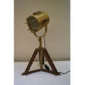 Tripod Spot Light Table Lamp In Mango Wood - photo