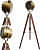 Marine LED Tripod Floor Lamp Search Spot Light - top_view