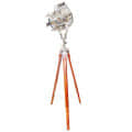 Tripod Spot Lamp Floor With Chrome Nickel Spotlight Focus - photo