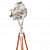 Tripod Spot Lamp Floor With Chrome Nickel Spotlight Focus - rear_view