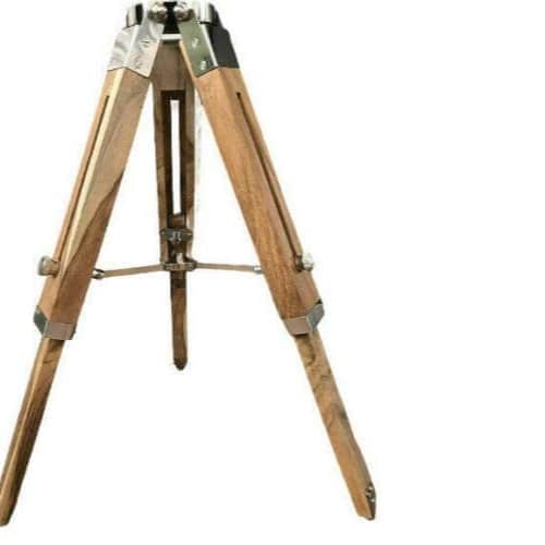 Wooden Spot Lamp Studio Searchlight Floor Lamp - top_view