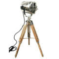 Wooden Spot Lamp Studio Searchlight Floor Lamp - rear_view