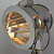 Generic Iron and Steel Handmade Antique Floor Searchlight - front_view