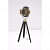 Hollywood Modern Floor Lamp Antique Designer Spotlight Wood - photo