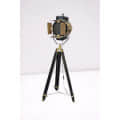 Hollywood Modern Floor Lamp Antique Designer Spotlight Wood - top_view