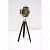 Hollywood Modern Floor Lamp Antique Designer Spotlight Wood - top_view