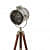 Photographer's Wooden Tripod Floor Spotlight - front_view