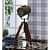 Wooden Tripod  Brass Studio Spot Light Lamp - front_view