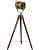 Brass Tripod Antique Floor Stand Spot Light (Brown)Pack of 1 - photo