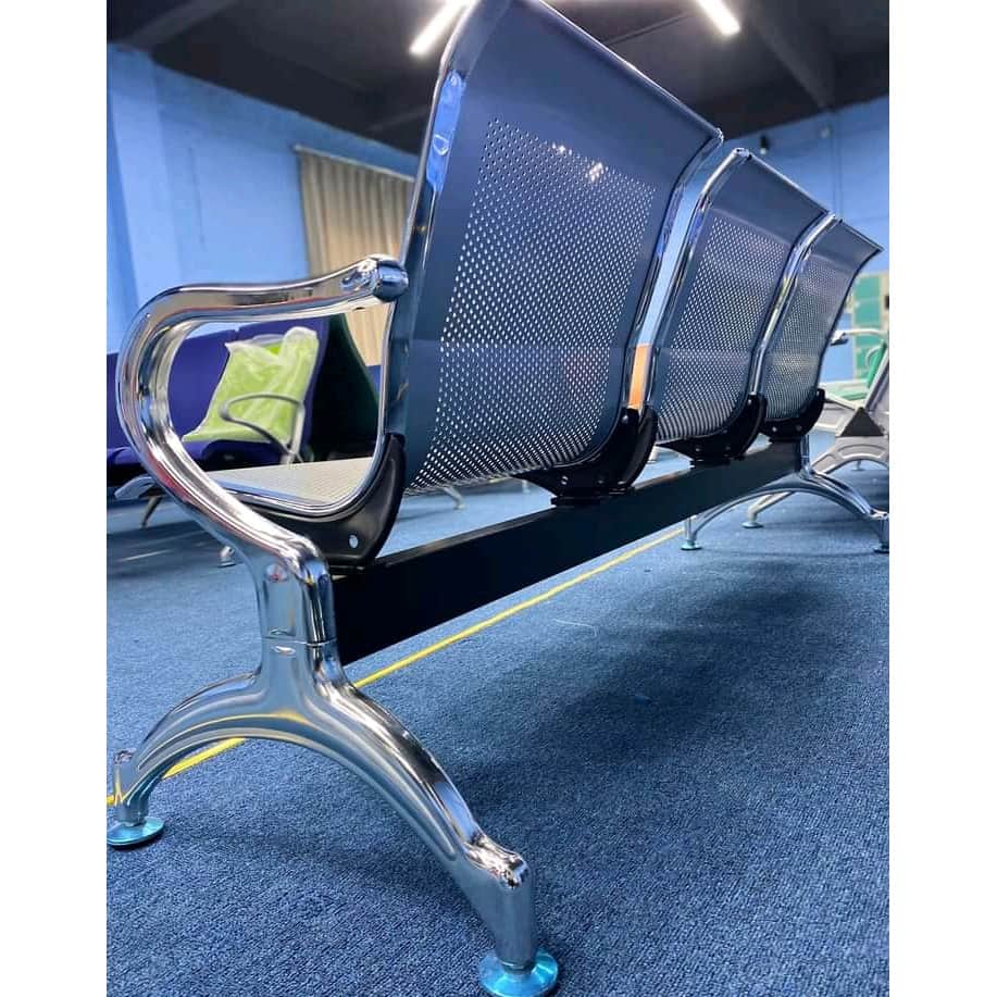 Timpani Three Seater Waiting Area Chair/ Reception Chair - left_view