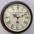 Wooden Clock Antique  12 inches - top_view