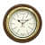 12 inch Antique Style Wooden Wall Clock - front_view